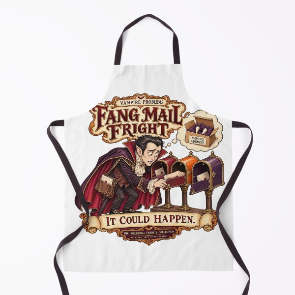 Item preview, THE IRRATIONAL FRIGHTS COLLECTION - VAMPIRE PROBLEMS - FANG MAIL FRIGHT designed and sold by WheelieGdArt.