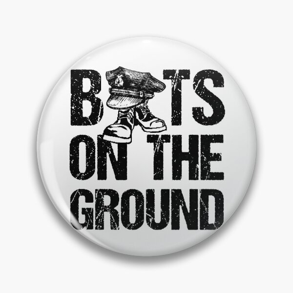 Item preview, Boots On The Ground; USA; Police; designed and sold by StickerApe.
