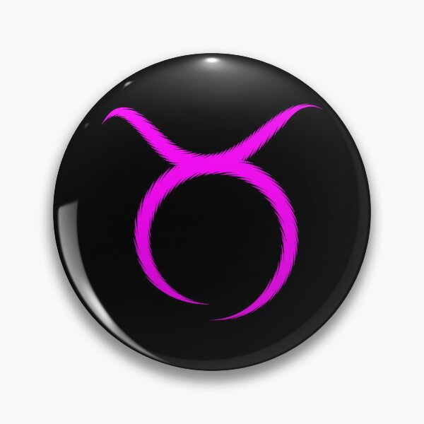 Item preview, Magenta Taurus Bull Horns Zodiac Design designed and sold by pattern-archive.