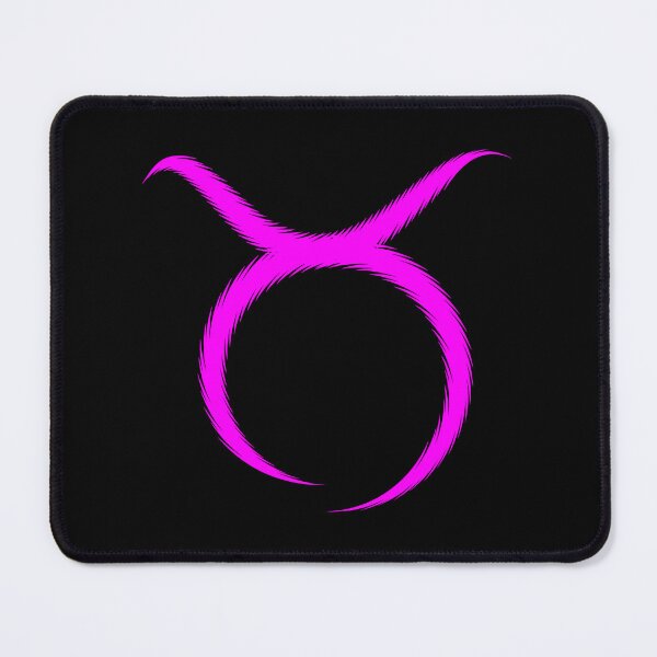 Item preview, Magenta Taurus Bull Horns Zodiac Design designed and sold by pattern-archive.