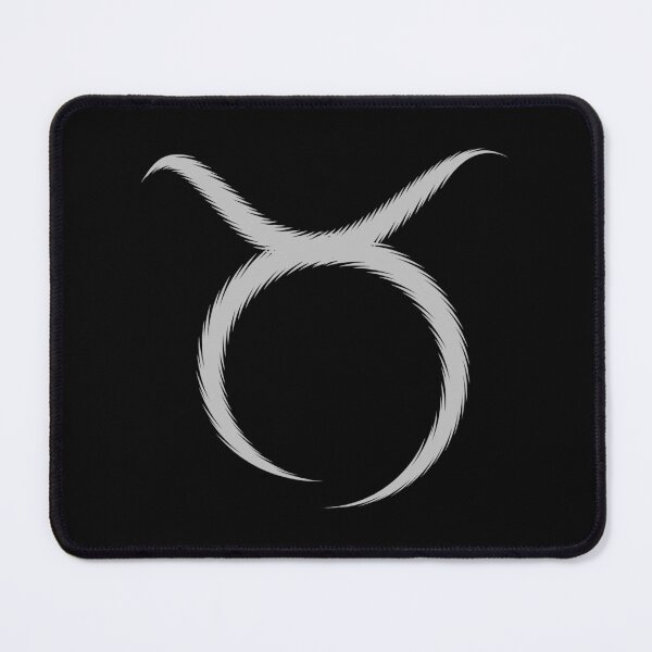Item preview, Silver Taurus Bull Horns Zodiac Design designed and sold by pattern-archive.