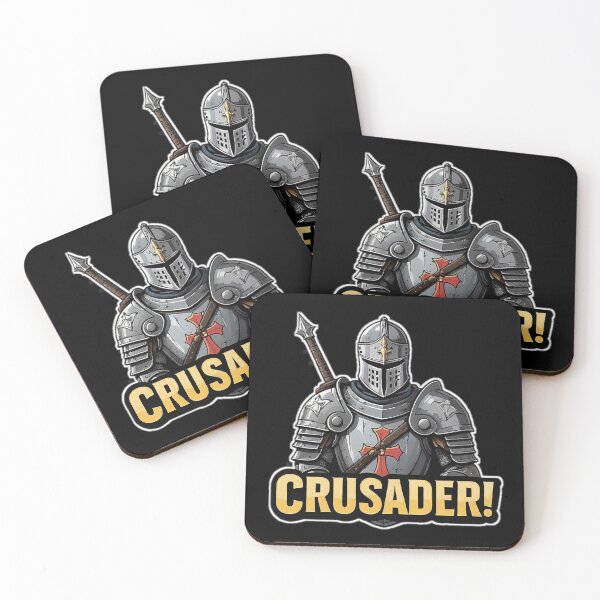 Item preview, Motivational Bold Medieval Armored Knights Templar Crusader Warrior Emblem Logo. designed and sold by Giulivo Store Graphic.