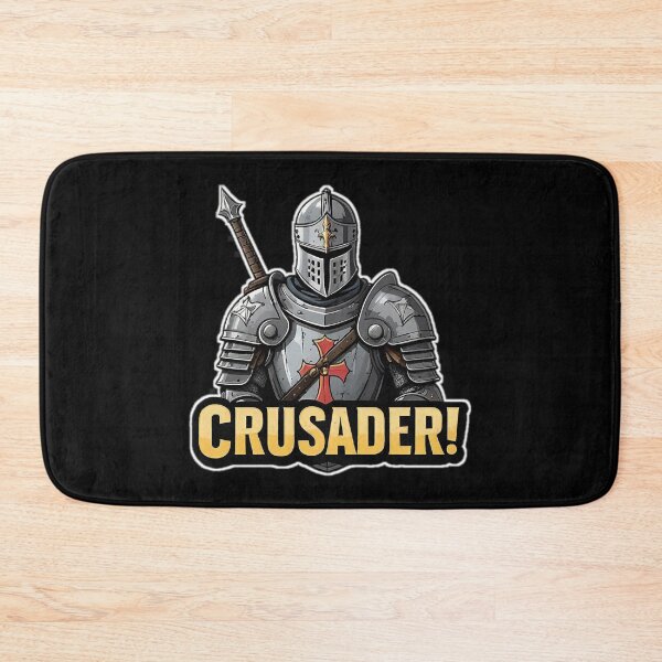 Item preview, Motivational Bold Medieval Armored Knights Templar Crusader Warrior Emblem Logo. designed and sold by Giulivo Store Graphic.