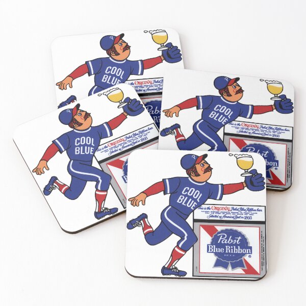 Item preview, Pabst Cool Blue Baseball Player designed and sold by BobbyBoy63.