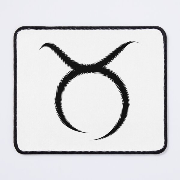 Item preview, Black Taurus Bull Horns Zodiac Design designed and sold by pattern-archive.