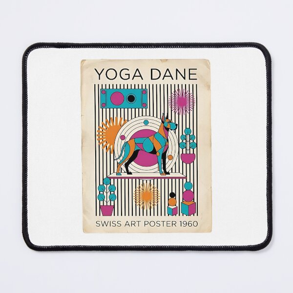 Item preview, Great Dane Yoga designed and sold by PictoVibe.