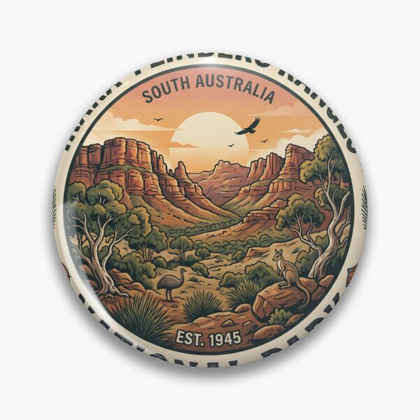 Artikelvorschau, Ikara-Flinders Ranges Nationalpark Australien – Outback-Berglandschaft entworfen und verkauft von RS--Designs.