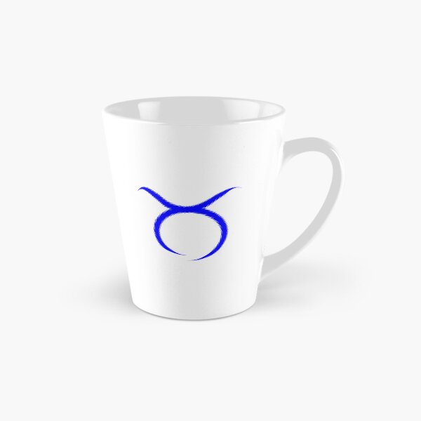 Item preview, Blue Taurus Bull Horns Zodiac Design designed and sold by pattern-archive.