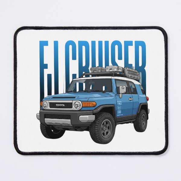 Item preview, Toyota FJ Cruiser Voodoo Blue Overland 4x4 Off-Road SUV Art designed and sold by Motorline44.