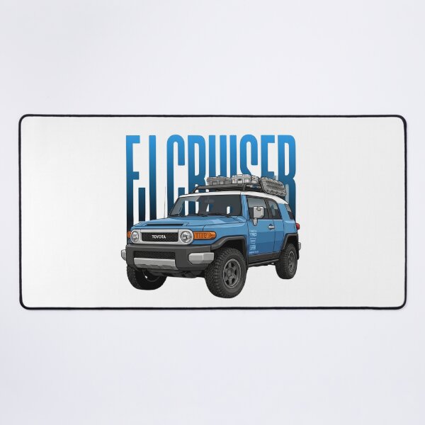 Item preview, Toyota FJ Cruiser Voodoo Blue Overland 4x4 Off-Road SUV Art designed and sold by Motorline44.