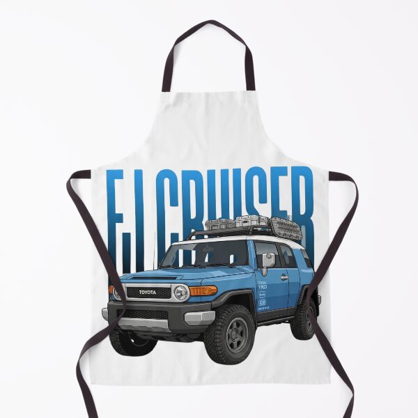 Artikelvorschau, Toyota FJ Cruiser Voodoo Blue Overland 4x4 Offroad-SUV-Kunst entworfen und verkauft von Motorline44.
