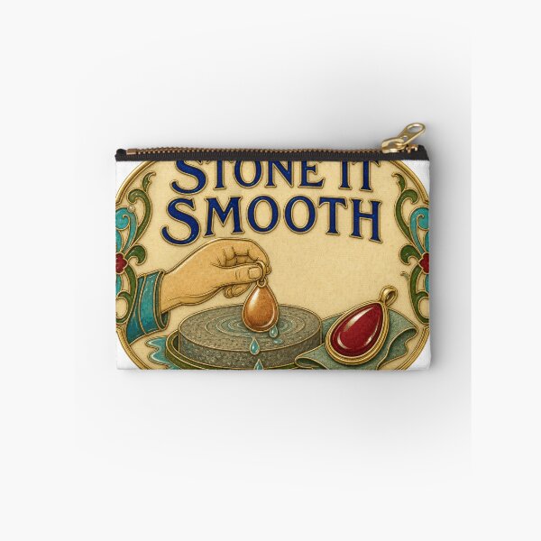 Aperçu de l'œuvre Stone It Smooth Bijou Émaillé Finition Ponçage Polissage Gravure créée et vendue par BoosterShop.