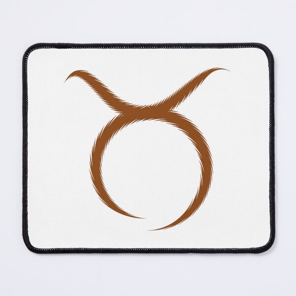 Item preview, Brown Taurus Bull Horns Zodiac Design designed and sold by pattern-archive.