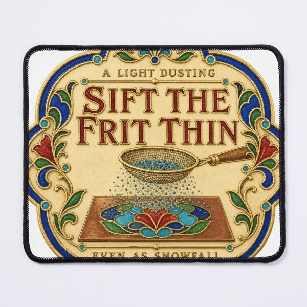 Item preview, Sift The Frit Thin Enameling Sifter Glass Dusting Process Print designed and sold by BoosterShop.
