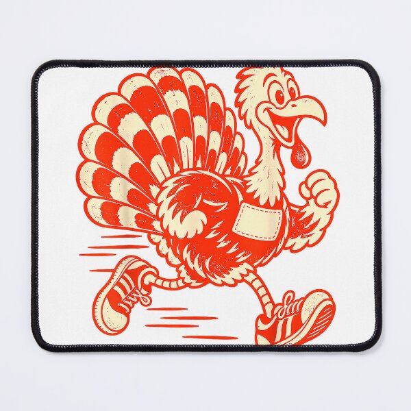 Item preview, Retro Running Turkey Funny Thanksgiving Turkey Trot Runner T-Shirt designed and sold by viinnzArt.