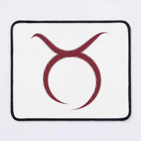 Item preview, Burgundy Taurus Bull Horns Zodiac Design designed and sold by pattern-archive.