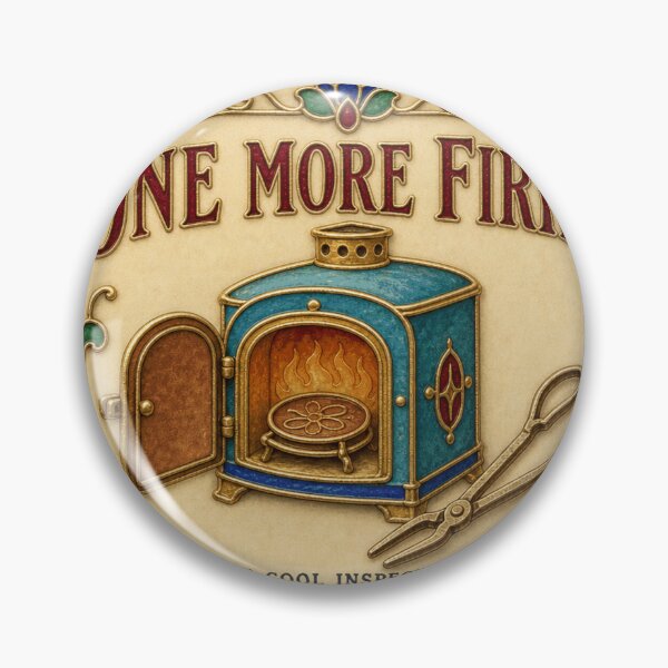 Item preview, One More Firing Enameling Studio Copper Enamel Plaque Print designed and sold by BoosterShop.