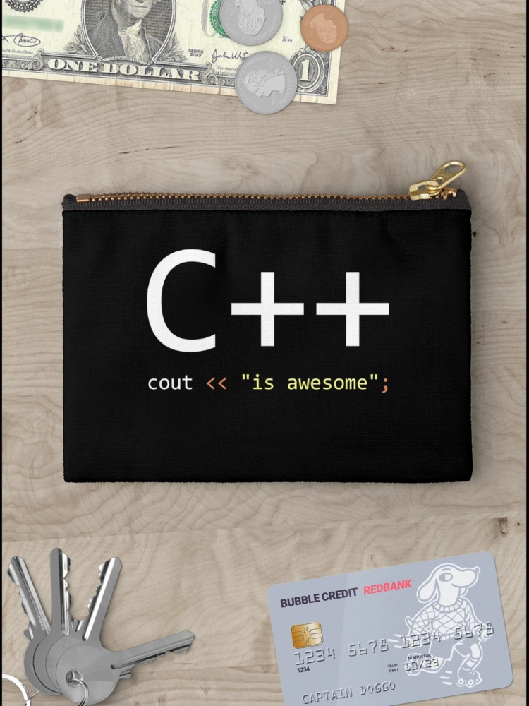 Thumbnail 3 of 4, Zipper Pouch, Computer Programming Code Line Developer Graphic designed and sold by KimCat5ac.