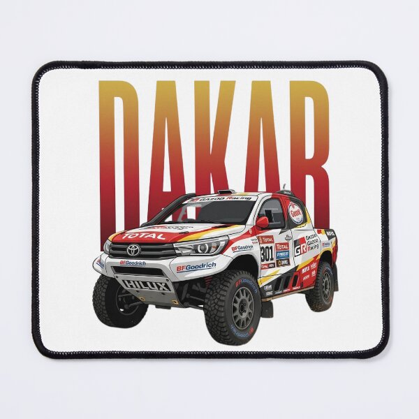 Artikelvorschau, Toyota Hilux Gazoo Racing Dakar Rallye 4x4 Offroad-Truck-Kunst entworfen und verkauft von Motorline44.