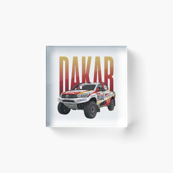 Item preview, Toyota Hilux Gazoo Racing Dakar Rally 4x4 Off-Road Truck Art designed and sold by Motorline44.