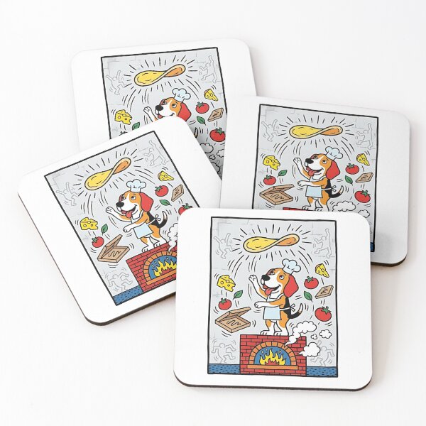 Item preview, Beagle Pizza Chef designed and sold by PictoVibe.