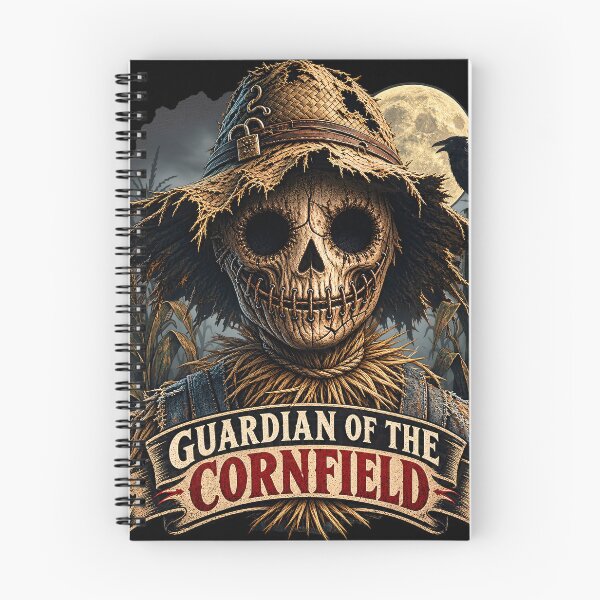 Item preview, Guardian of the Cornfield - Creepy Scarecrow Halloween Skull designed and sold by thirtyonestars.
