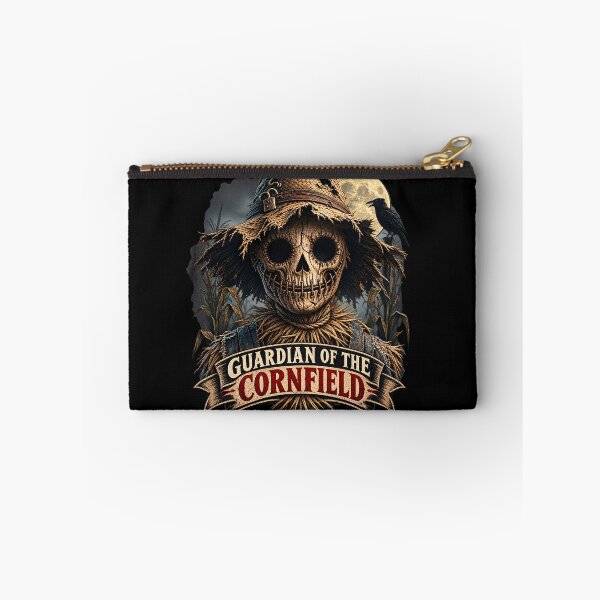 Item preview, Guardian of the Cornfield - Creepy Scarecrow Halloween Skull designed and sold by thirtyonestars.