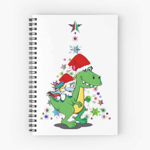 Item preview, Festive Dinosaur and Unicorn Christmas T Rex Holiday Design designed and sold by Charlieaxsom1.