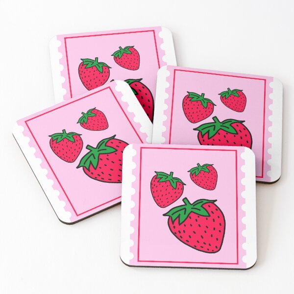 Item preview, Strawberry Stamp  designed and sold by Ruby Red Empire.