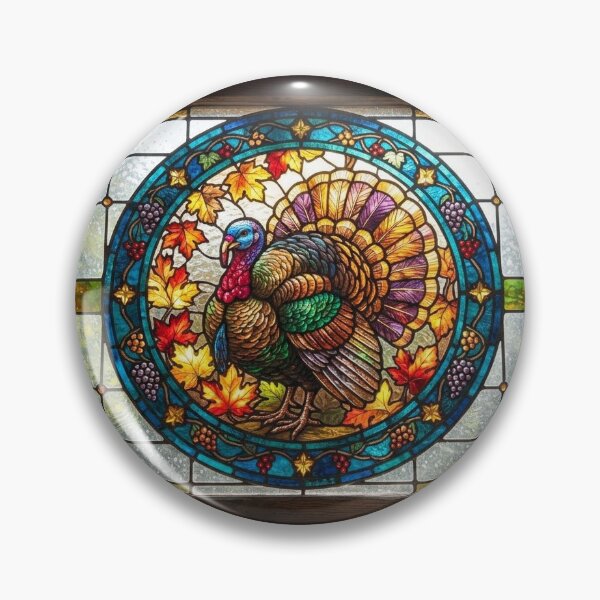 Item preview, Thanksgiving stained glass designed and sold by Stevercortinas.
