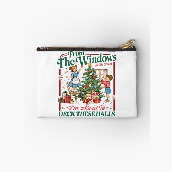 Item preview, Festive Holiday Design Featuring Playful Deck The Halls Phrase for Christmas Cheer designed and sold by Charlieaxsom1.