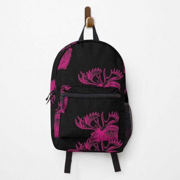 Item preview, Vintage Linocut Wild Moose Head Animal Sketch designed and sold by AngelicaBot68.
