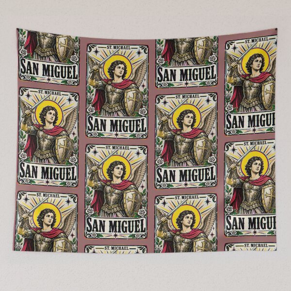 Item preview, Saint Michael Archangel Devotional Art designed and sold by El Brown Mercado.