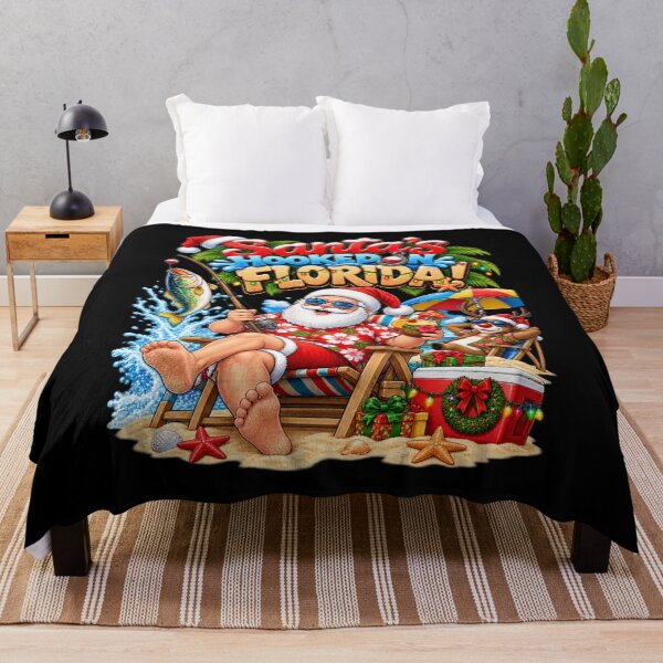 Item preview, SANTA'S HOOKED ON FLORIDA! — CHRISTMAS WITH A TROPICAL TWIST designed and sold by signshirtz.