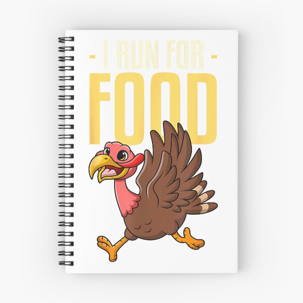 Item preview, I Run for Food  Turkey Trot Thanksgiving Running T-Shirt designed and sold by KeathyArt.