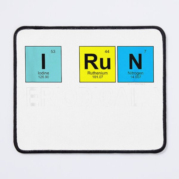 Item preview, I Run Periodically T-shirt for Runners Who Love Chemistry T-Shirt designed and sold by MixyMugs.