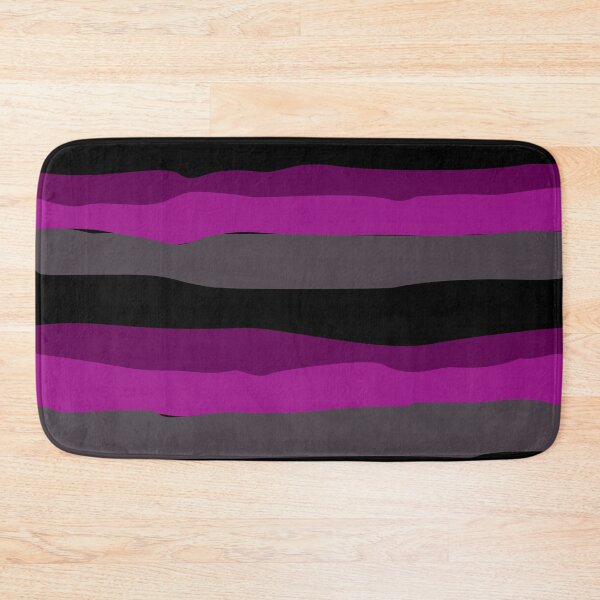 Item preview, Purple and Gray Stripes — Retro 70s Band Pattern designed and sold by dfly-creations.