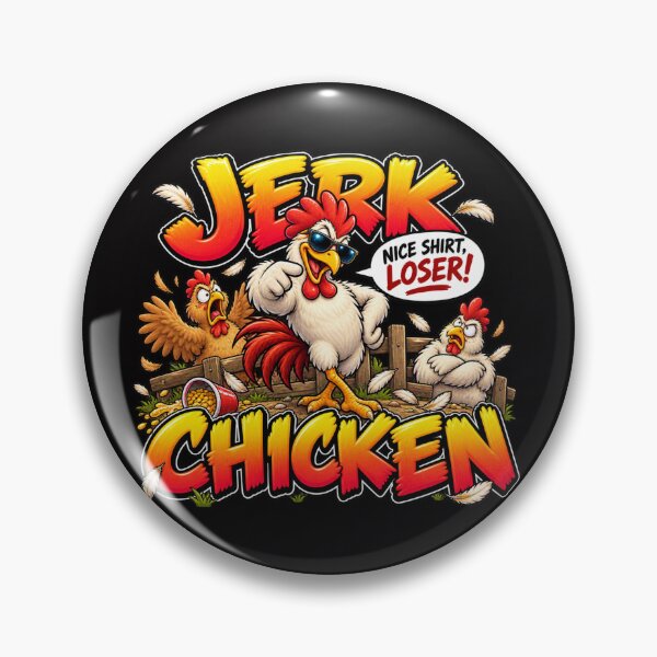 Item preview, Jerk Chicken Funny Chicken Cartoon designed and sold by takeitliterally.com.