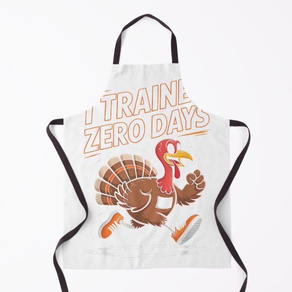 Item preview, I Trained Zero Days Turkey Trot Thanksgiving Runner Humor T-Shirt designed and sold by Winkmark.