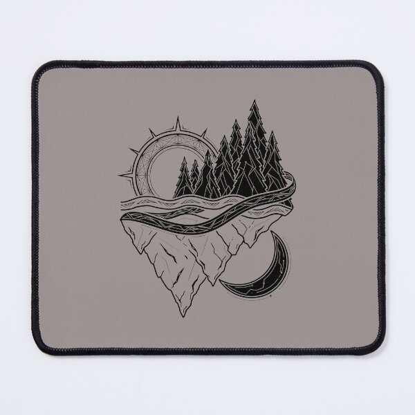Item preview, Floating Island Sun Moon Forest Landscape-78 designed and sold by ShaqoReed.