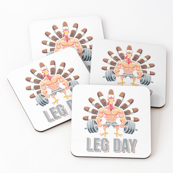 Item preview, It's Leg Day Thanksgiving Turkey Running Gym Joke Tee T-Shirt designed and sold by MaLhari-Market.