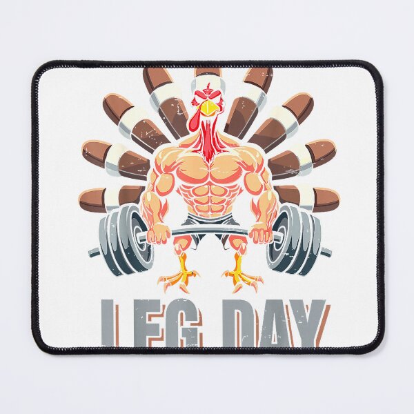 Item preview, It's Leg Day Thanksgiving Turkey Running Gym Joke Tee T-Shirt designed and sold by MaLhari-Market.