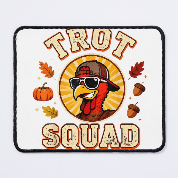 Item preview, Running Turkey Sunglasses Trot Squad Thanksgiving T-Shirt designed and sold by BlaqboyDesigns.