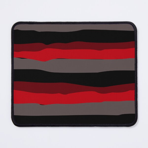 Item preview, Red and Gray Stripes — Retro 70s Band Pattern designed and sold by dfly-creations.