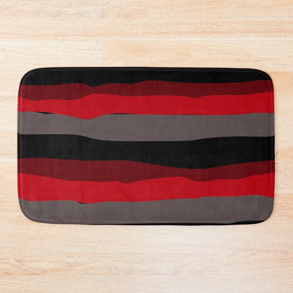 Item preview, Red and Gray Stripes — Retro 70s Band Pattern designed and sold by dfly-creations.