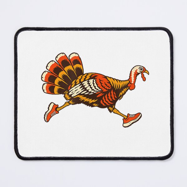 Item preview, Running Turkey with Sneakers Thanksgiving Art T-Shirt designed and sold by VendaVirtualVip.