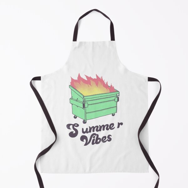 Item preview, Sarcastic Dumpster Fire Summer Vibes Retro Art designed and sold by AngelicaBot68.