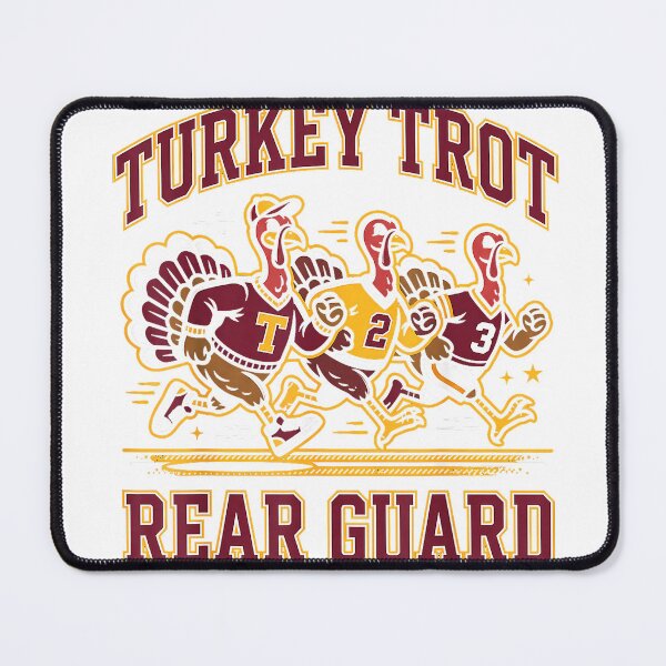 Item preview, Rear Guard Turkey Trot Thanksgiving Running T-Shirt designed and sold by teluguredbubble.