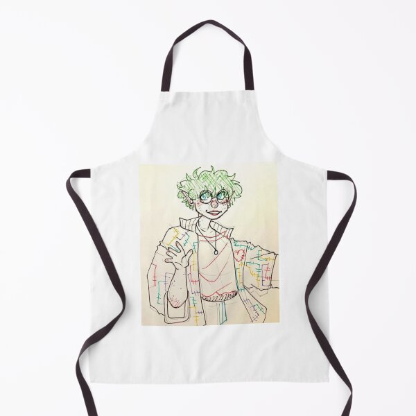 Item preview, Quirky Green-Haired Elf Character Sketch designed and sold by spliakani.