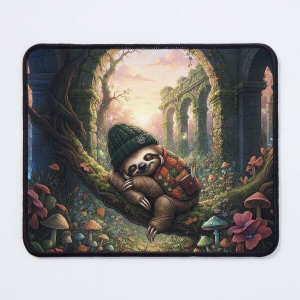 Item preview, ​Cozy Woodland Explorer Sloth designed and sold by KingsArtworx 2.